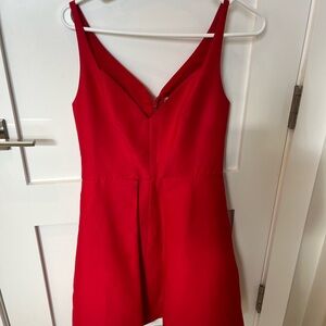 H by Halston Red Sleeveless Dress